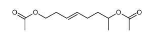 1,7-diacetoxy-oct-3-ene结构式