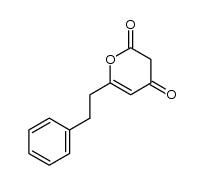 6-phenethyl-pyran-2,4-dione结构式