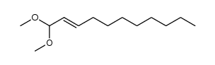 1,1-dimethoxy-undec-2-ene Structure