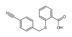 2-(4-CYANO-BENZYLSULFANYL)-BENZOIC ACID Structure