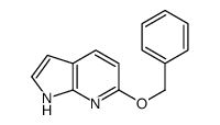 6-(BENZYLOXY)-1H-PYRROLO[2,3-B]PYRIDINE structure