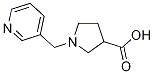 1-(PYRIDIN-3-YLMETHYL)PYRROLIDINE-3-CARBOXYLICACID Structure