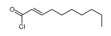 dec-2-enoyl chloride Structure