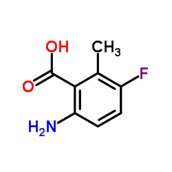 6-Amino-3-fluoro-2-methylbenzoic acid Structure