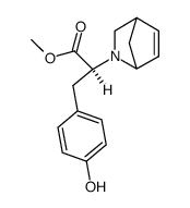 methyl (2S)-2-(2-azabicyclo[2.2.1]hept-5-en-2-yl)-3-(4-hydroxyphenyl)propanoate Structure