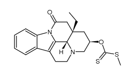 eburnamonine-17α-xanthogenate结构式