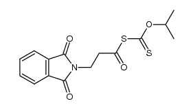 (O-isopropyl carbonothioic) 3-(1,3-dioxoisoindolin-2-yl)propanoic thioanhydride结构式