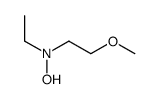 N-ethyl-N-(2-methoxyethyl)hydroxylamine结构式