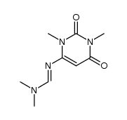 6-[(dimethylamino)methylene]amino-1,3-dimethyluracil Structure