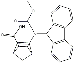 3-(exo-9-Fluorenylmethoxycarbonylamino)bicyclo[2.2.1]hept-5-ene-2-exo-carboxylic acid structure