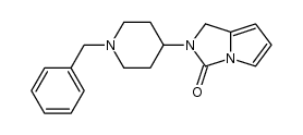 2-(1-benzylpiperidin-4-yl)-1,2-dihydro-3H-pyrrolo[1,2-c]imidazol-3-one结构式