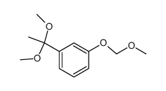 1-(1,1-dimethoxyethyl)-3-(methoxymethoxy)benzene结构式