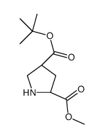 (2R,4s)-4-(叔丁氧基羰基)吡咯烷-2-羧酸甲酯图片