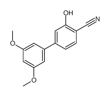 4-(3,5-dimethoxyphenyl)-2-hydroxybenzonitrile Structure