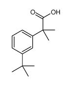 2-(3-tert-Butyl-phenyl)-2-Methyl-propionic acid structure