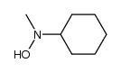 N-cyclohexyl-N-methylhydroxylamine Structure