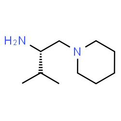 S)-Α-异丙基-1-哌啶乙胺结构式