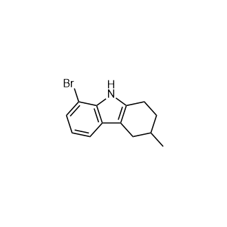 8-Bromo-3-methyl-2,3,4,9-tetrahydro-1h-carbazole structure