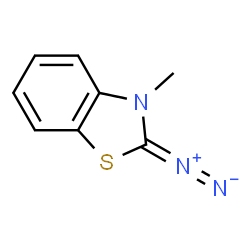 Benzothiazole, 2-diazo-2,3-dihydro-3-methyl- (9CI) Structure