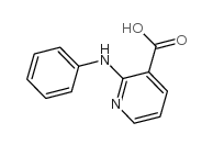 2-(PHENYLAMINO)NICOTINIC ACID structure