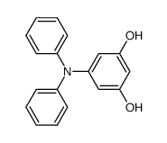 N-(3,5-dihydroxyphenyl)diphenylamine Structure