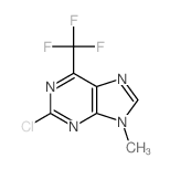 9H-Purine,2-chloro-9-methyl-6-(trifluoromethyl)-结构式