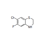 7-Chloro-6-fluoro-3,4-dihydro-2H-benzo[b][1,4]thiazine Structure