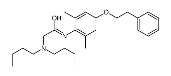 2-(dibutylamino)-N-[2,6-dimethyl-4-(2-phenylethoxy)phenyl]acetamide Structure