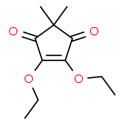 4-Cyclopentene-1,3-dione,4,5-diethoxy-2,2-dimethyl-(9CI) structure