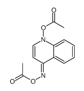 1-acetoxy-4-acetoxyimino-1,4-dihydroquinoline Structure