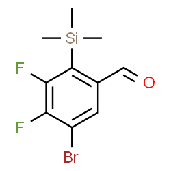 5-Bromo-3,4-difluoro-2-(trimethylsilyl)benzaldehyde picture