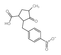 Cyclopentanecarboxylic acid,4-methyl-2-[(4-nitrophenyl)methyl]-3-oxo- picture