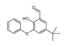 5-tert-butyl-2-hydroxy-3-phenylsulfanylbenzaldehyde Structure