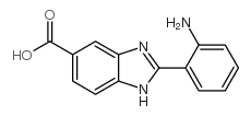 2-(2-Aminophenyl)-1H-benzimidazole-5-carboxylic acid结构式