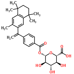 Bexarotene Acyl-β-D-glucuronide Structure