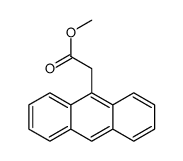 9-Anthraceneacetic acid Methyl ester Structure