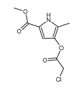 methyl 4-(2-chloroacetoxy)-5-methyl-1H-pyrrole-2-carboxylate结构式