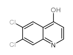 4-羟基-6,7-二氯喹啉结构式