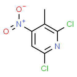 2,6-Dichloro-3-methyl-4-nitropyridine structure