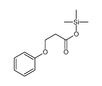 3-Phenoxypropionic acid trimethylsilyl ester结构式