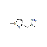 1-Methyl-3-[(1-methylhydrazino)methyl]pyrazole Structure