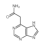 9H-Purine-6-acetamide结构式