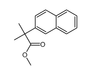 methyl 2-methyl-2-naphthalen-2-ylpropanoate Structure