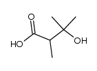 (R,S)-hydroxy-2,3-dimethylbutansaeure Structure