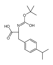 (2R)-2-[(TERT-BUTOXY)CARBONYLAMINO]-3-[4-(METHYLETHYL)PHENYL]PROPANOIC ACID structure