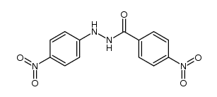 p-nitrobenzaldehyde p-nitrophenylhydrazone Structure