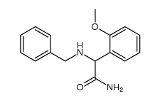 2-(benzylamino)-2-(2-methoxyphenyl)acetamide结构式