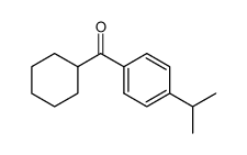 Cyclohexyl-(4-isopropyl-phenyl)-methanone Structure