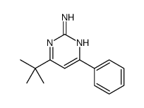 4-tert-butyl-6-phenylpyrimidin-2-amine structure