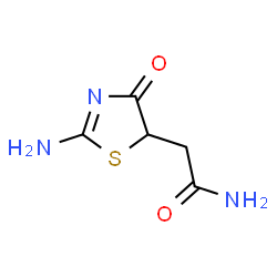 2-(2-imino-4-oxothiazolidin-5-yl)acetamide Structure